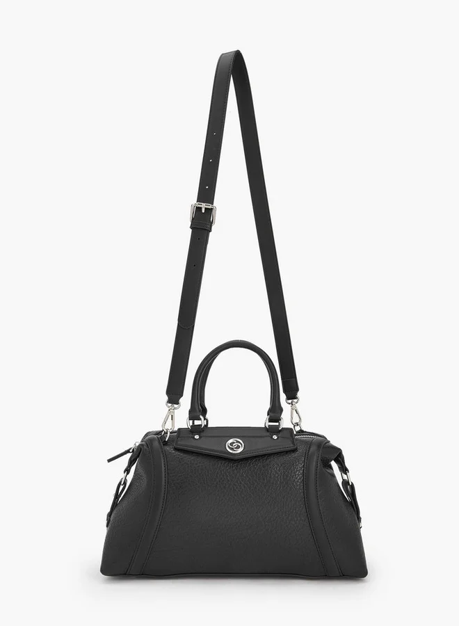 سيليست Monogram Embossed Tote Bag With Detachable Strap